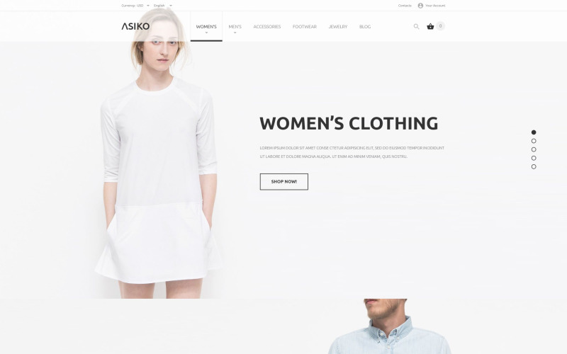 Asiko PrestaShop主题