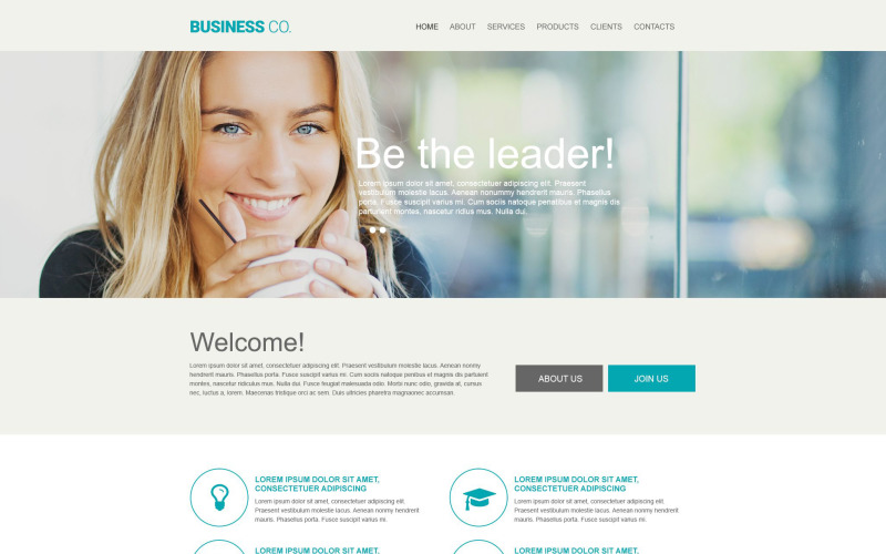 шаблон muse для бизнеса и услуг