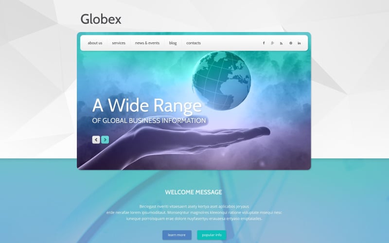 Globex WordPress Theme