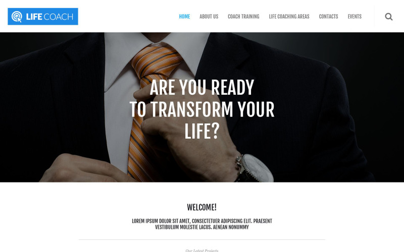 life coach отзывчивая тема wordpress