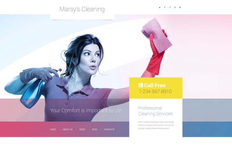 marsy's cleaning wordpress theme