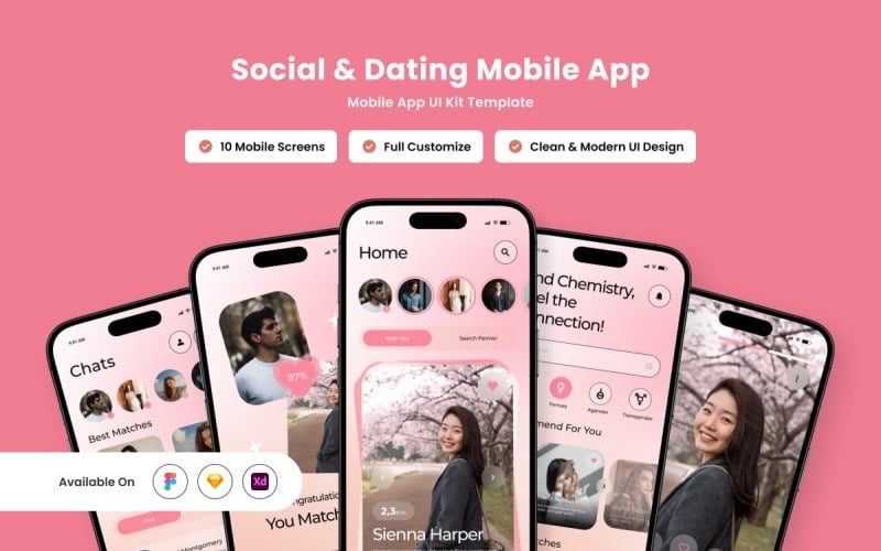 Heartsy - Social & Dejting Mobilapp