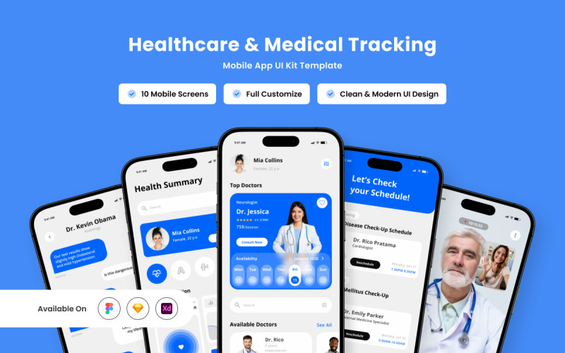 Medicare - Mobiele app voor gezondheidszorg en medische tracking