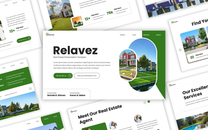 Relavez - Modello di Google Slides per il settore immobiliare