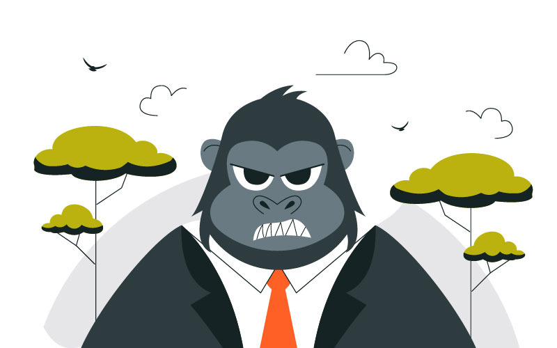 10 illustrationer för den nationella gorilladräktdagen