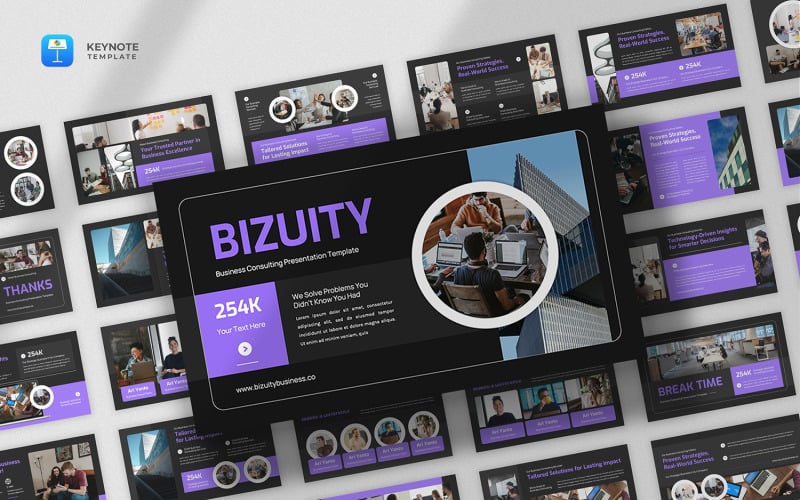 Bizuity — Шаблон основного доклада по бизнес-консалтингу