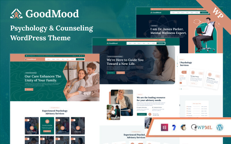GoodMood - WordPress šablona pro psychologii a poradenství
