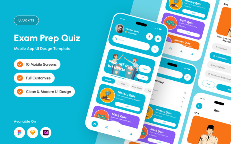 MindSpark – Examensförberedande UI-kit