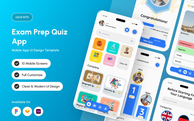 Qnero – UI-kit för studentquiz