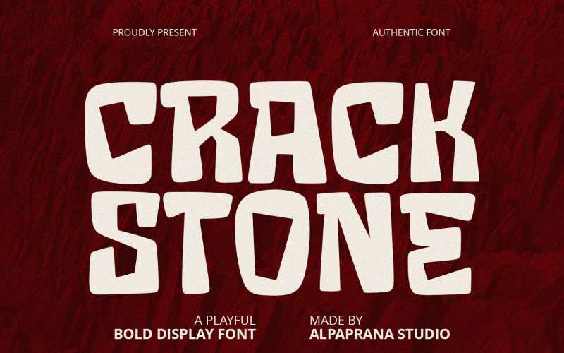 Crack Stone - Visa teckensnitt