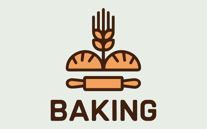 Cupcake- und Gebäcklogo-Kollektion für Backunternehmen
