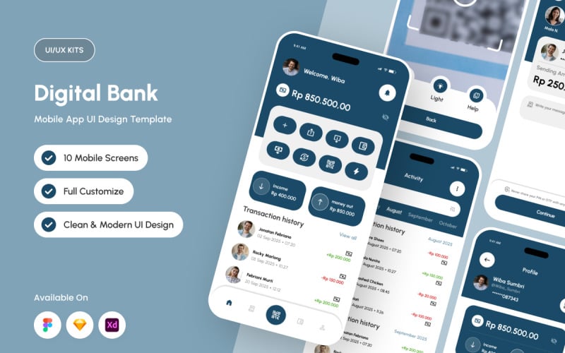 Evolvia – Smart Banking UI-kit