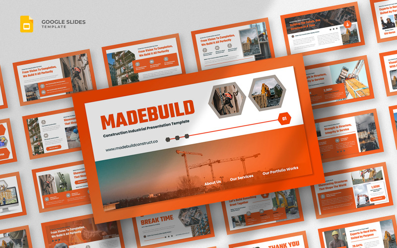 Madebuild - Plantilla de Google Slides para construcción e ingeniería