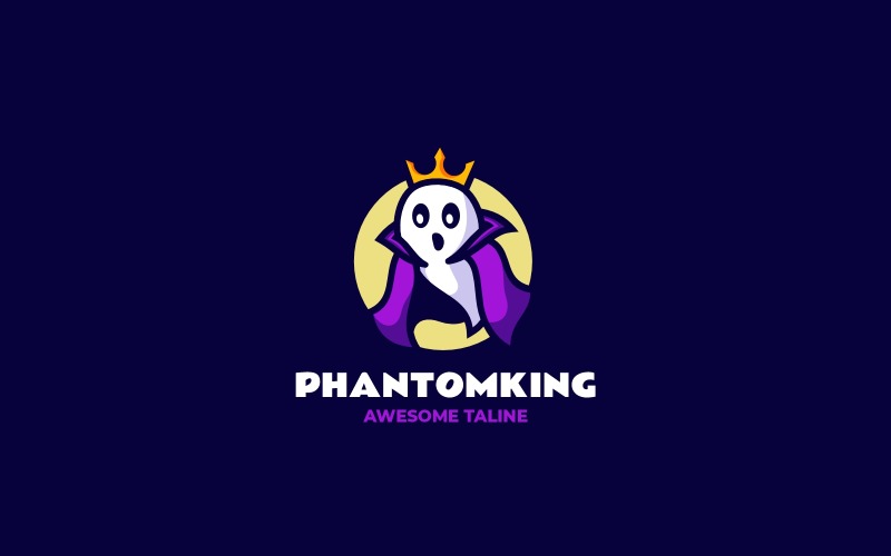 Mascot Phantom King Logo Design
