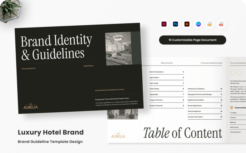 Guide d'identité de marque pour les hôtels de luxe