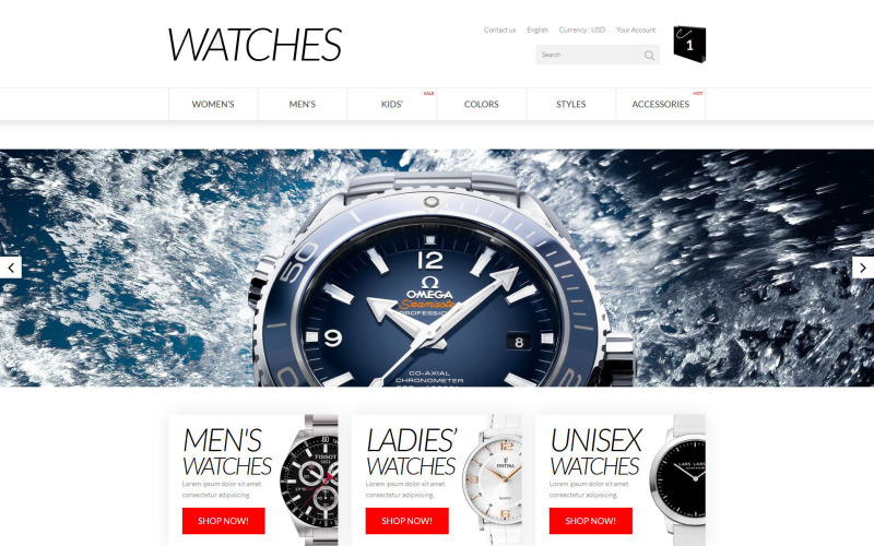 тема prestashop одежды