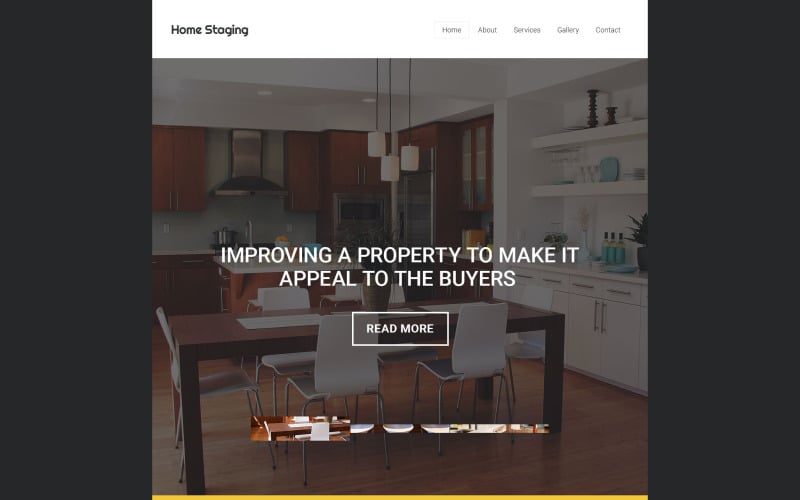 Šablona webových stránek Home Staging
