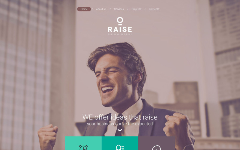 Website-Vorlage anheben