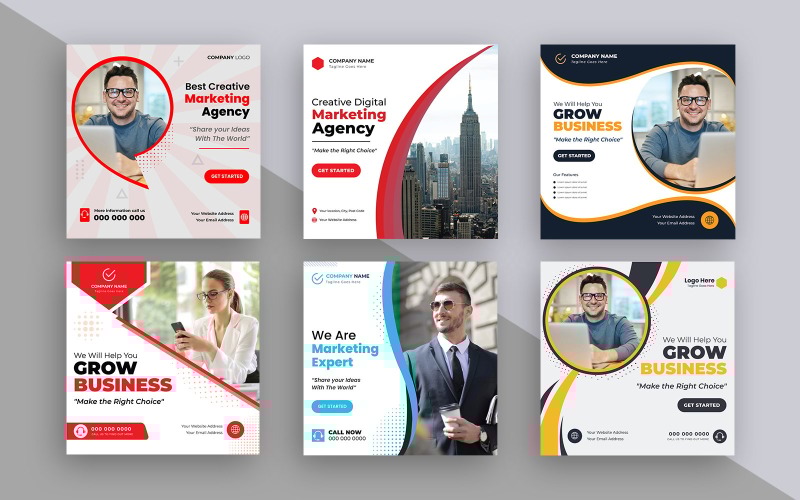 Instagram-Post einer Digitalmarketing-Agentur, Version 10