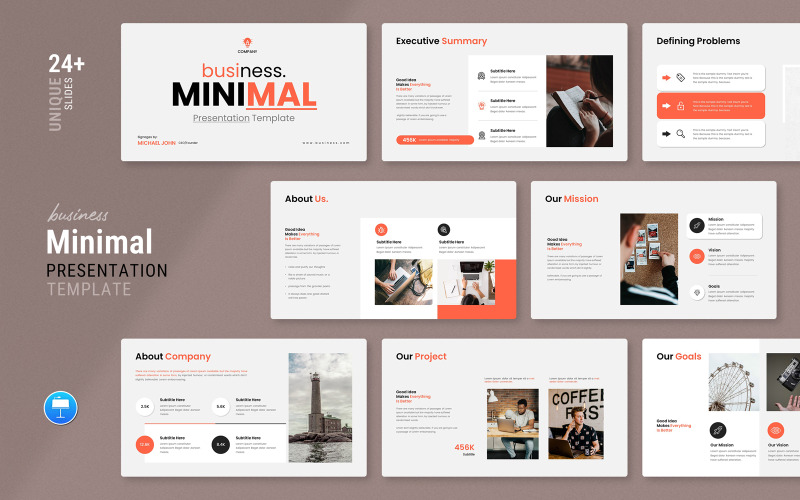 Presentazione Keynote minima - Modello