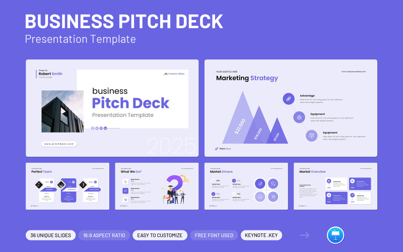 Pitch-Deck-Keynote – Vorlage