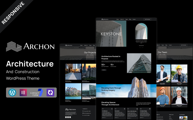 Archon - Thème WordPress pour l'architecture et la construction