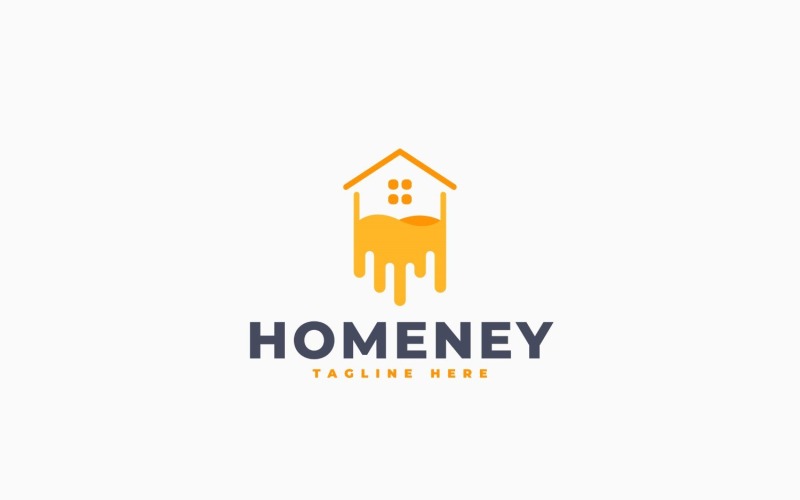 Дизайн шаблону логотипу Honey House