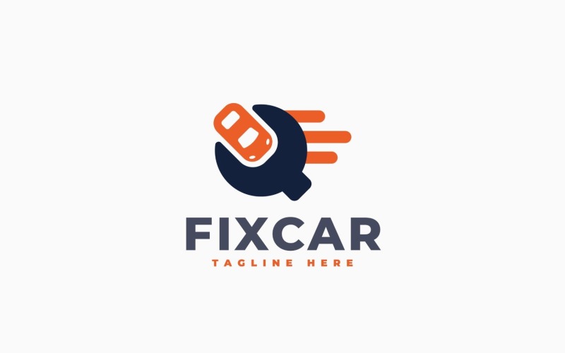 Modèle de logo pour la réparation automobile