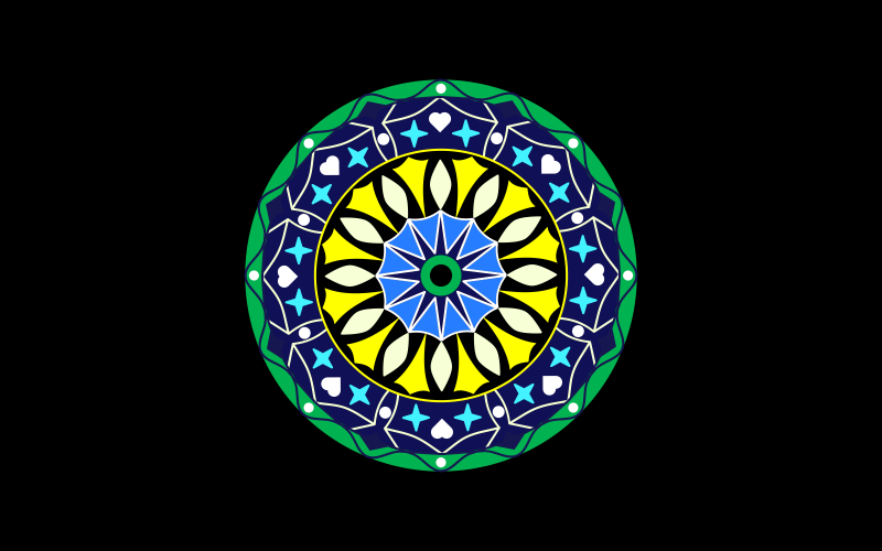 Design exclusivo de fundo de mandala
