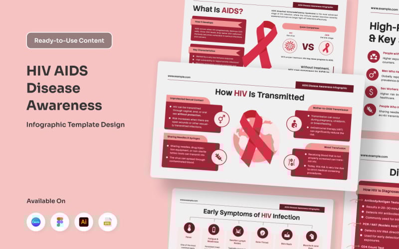 Infografik om sjukdomar i medicinsk utbildning