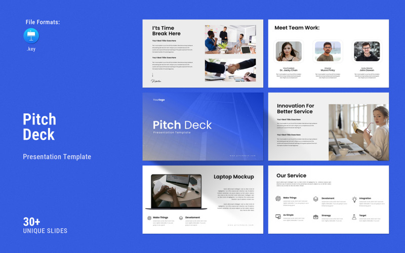 Modello di presentazione Pitch Deck 2025