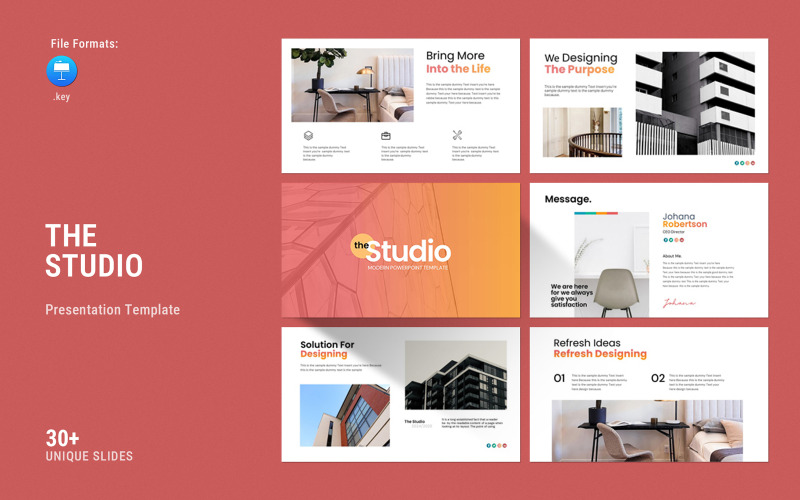 Modello di presentazione Keynote dello Studio
