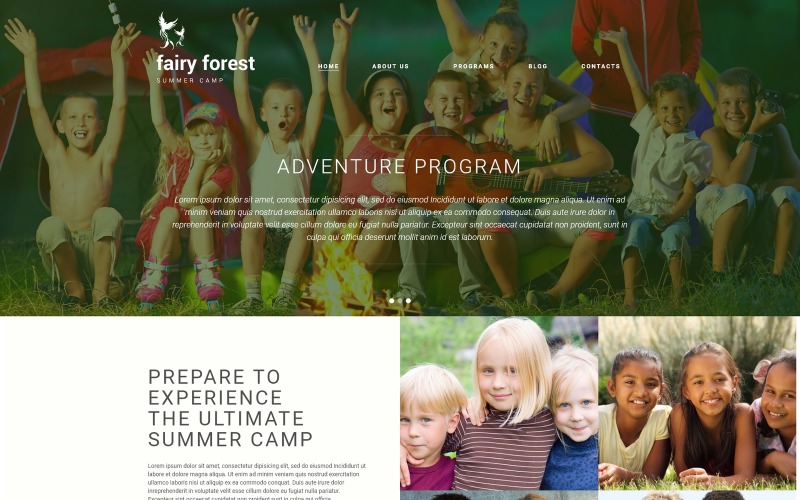 шаблон Joomla fairy forest