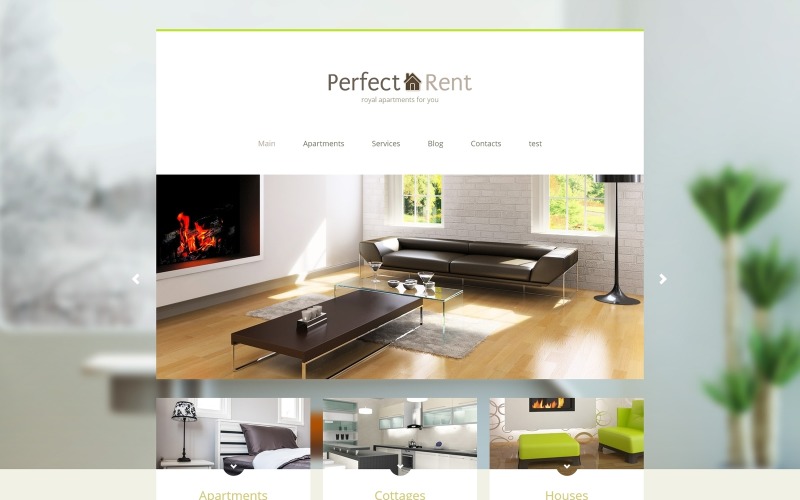 Perfect Rent - Modèle Joomla moderne multipage immobilier