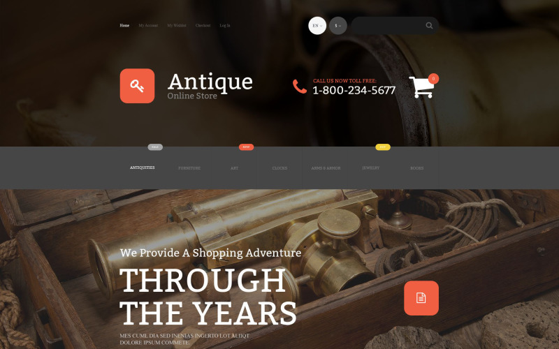 Tema antico di Magento