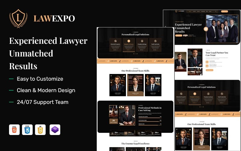 Lawexpo – тема WordPress для юристів та адвокатів