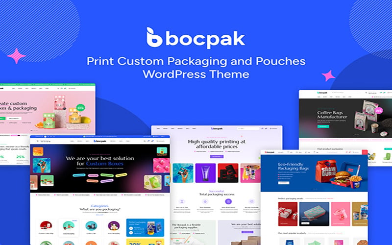 Leo Bocpak Elementor - Nyomtatási Tervezési Szolgáltatás Prestashop Sablon