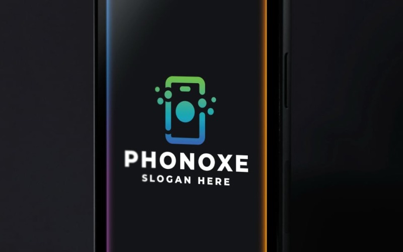 Logotipo de cámara móvil/teléfono moderno