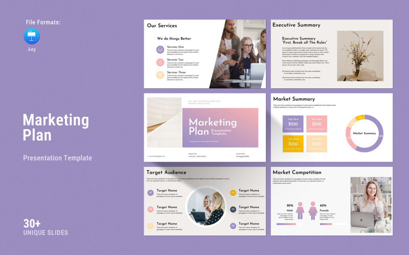 Modello di presentazione del piano di marketing 2026
