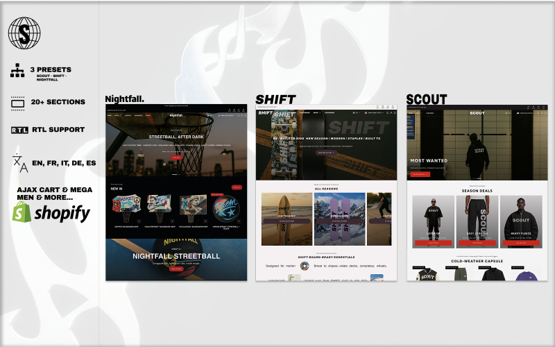 Scout – Shopify 2.0 Fashion-Theme | Bestes Shopify-Kleidungs-Theme