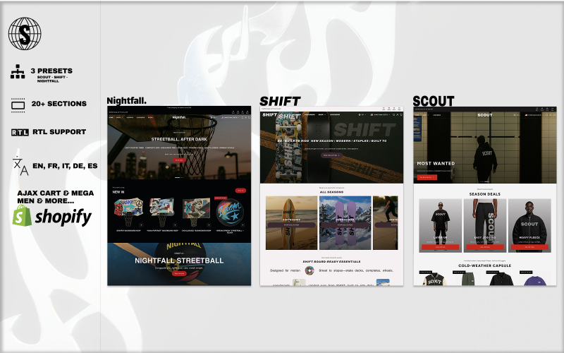 Scout – Tema de Moda Shopify 2.0 | O Melhor Tema de Roupas para Shopify