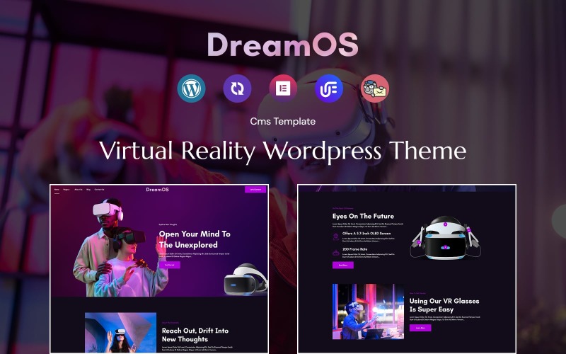 DreamOS – Thème WordPress de réalité virtuelle