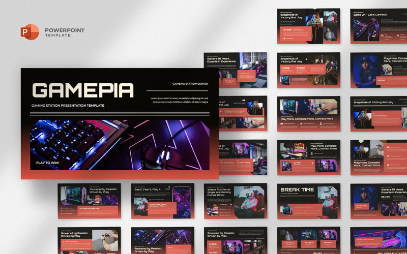 Gamepia - Modello PowerPoint per giochi eSport