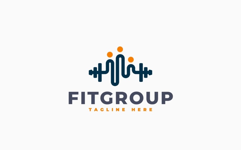 Design de logotipo para grupo de fitness