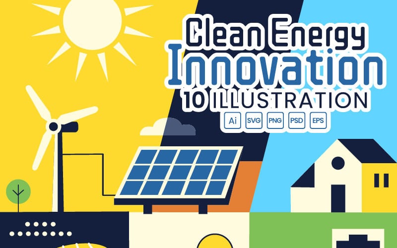 10 Illustrationer om innovation inom ren energi
