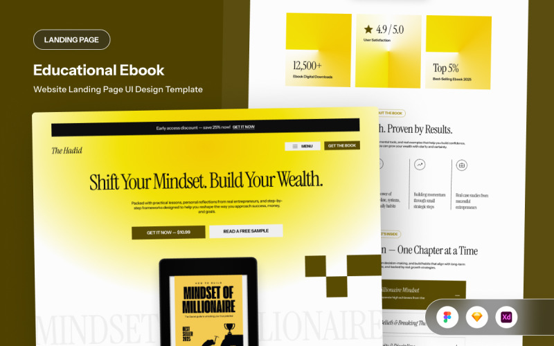 Hadid - Landningssida för e-böcker