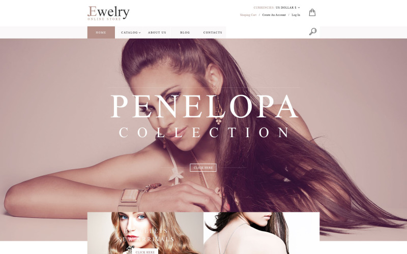 шаблон ювелирного дома virtuemart