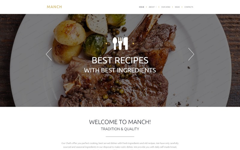 Manch Website-sjabloon