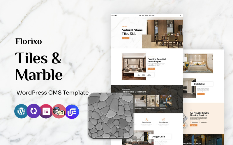 florixo - Mermer ve Fayans Çok Amaçlı WordPress Elementor Teması