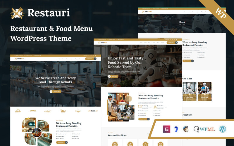 Restauri - Robotics Restaurant & Food Menu WordPress Theme